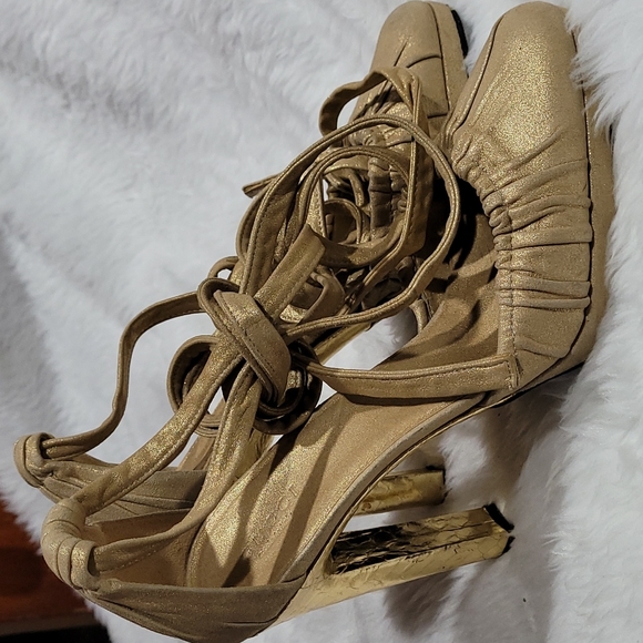 ♥️Auth GUCCI sandals Sexy Elegant block shoe sz 36.5 C ♥️ - Picture 7 of 16